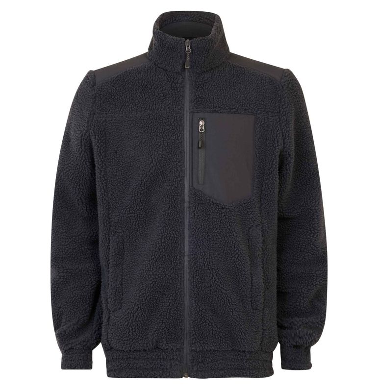 Teddy Fleece Jacket / Charcoal