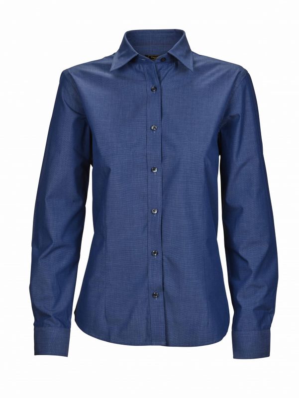 Cotton Blend Indigo Lady